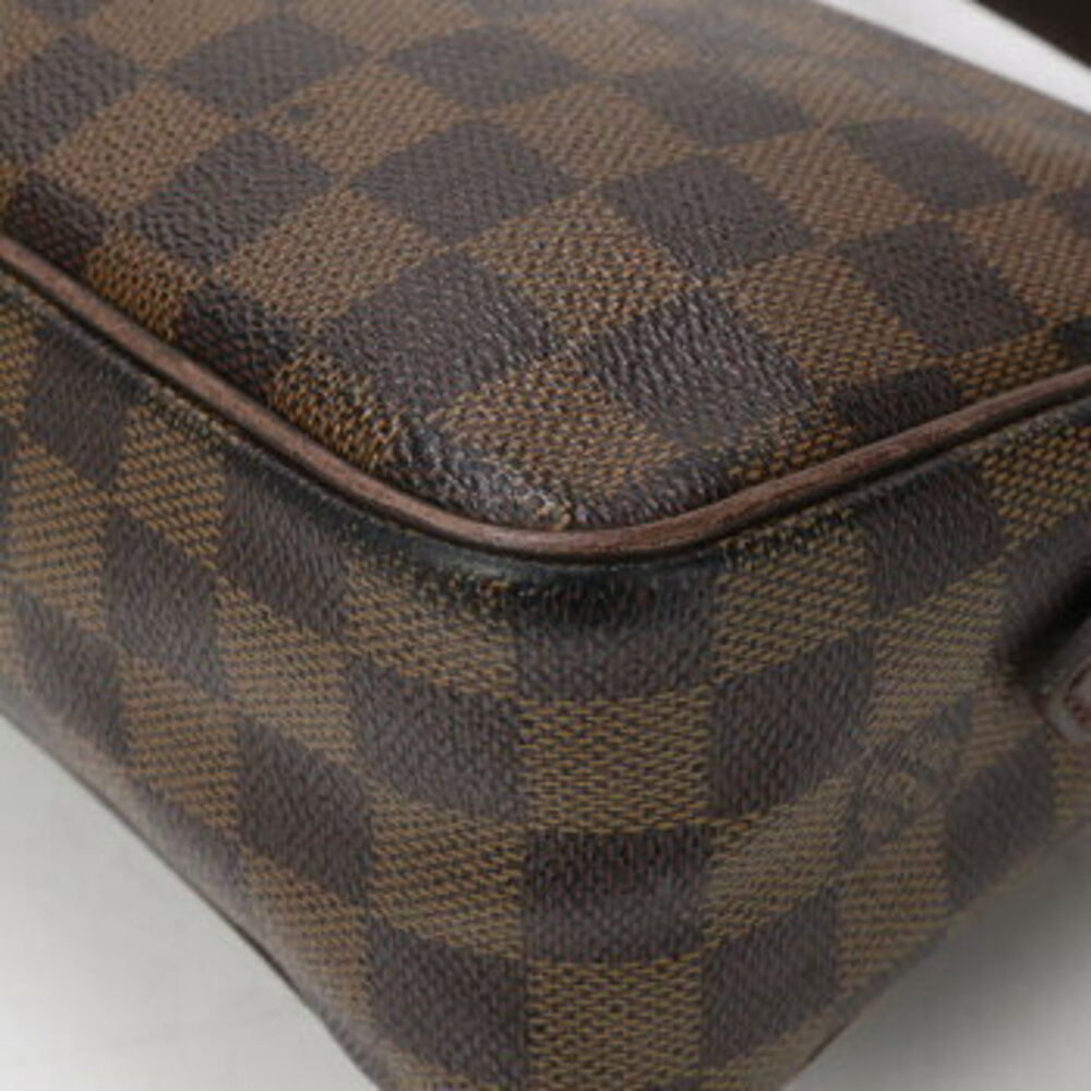 Louis Vuitton Damier Ebene Ravello Leather Shoulder Bag Crossbody Hand Tote - Picture 11 of 14